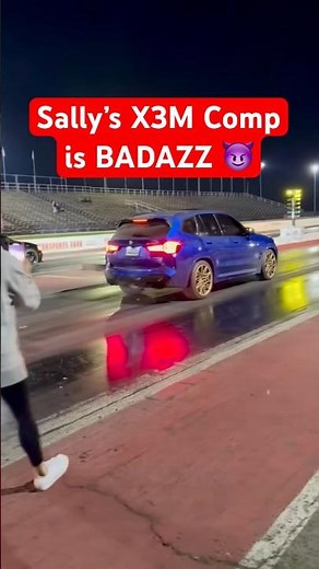 FAST 😈 for Bone Stock SUV 11.90’s 🏁 2023 BMW X3M Competition #bmw #x3m #dragrace #car #supercars