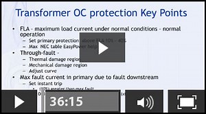 Relays, Transformers and Coordination
