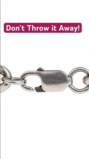 Don’t Throw It Away! 😱 Fix That Broken Clasp 🔧 #Jewelry #DIY #JewelryRepair