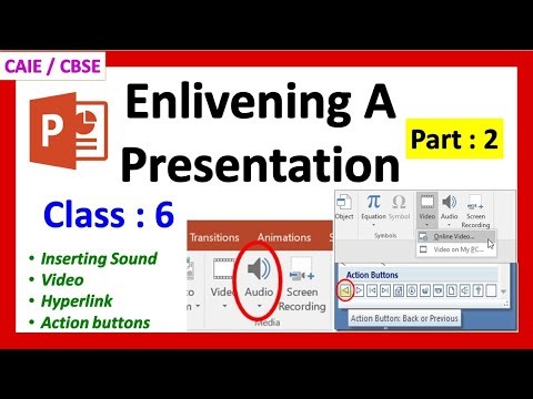 Enlivening A Presentation - PART-2 | Class : 6 | Computer | CBSE /CAIE /ICSE | PowerPoint Animation