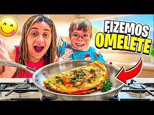 Eloah and Mom teach a special omelet recipe! Day by Day with Amanda