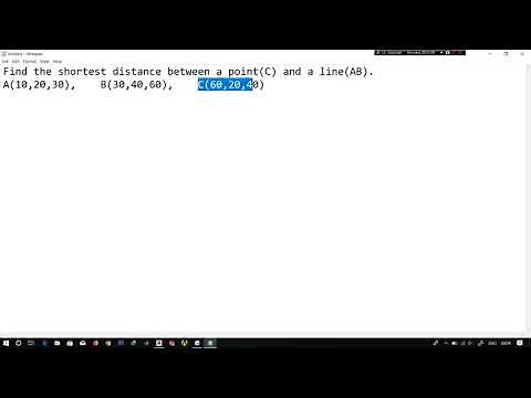 AutoCAD - Shortest distance between a point and a line