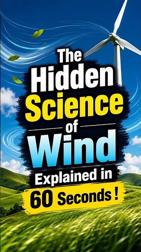 The Hidden Science of Wind Explained! #ScienceFacts #Wind #shorts