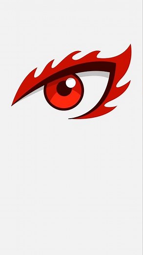 Anime Demon Eye in Inkscape #inkscape #anime #eyestutorial #howtodraw