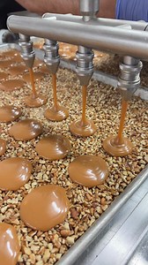When caramel flows, everything slows 😍✨ #caramel #caramelpour #candy #candymaking #candymaker #asmr #asmrcandy #yum #candyshop #candystore | Savannah's Candy Kitchen