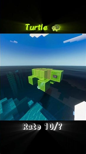 Easy Turtle Tutorial! 🐢 | #minecraft