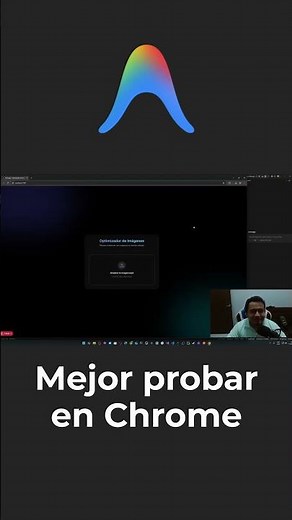 Mejor probar nuestra aplicación en Google Chrome y no en el navegador integrado