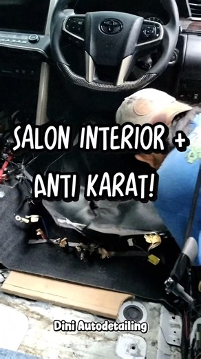 Pakai Kombinasi: Salon Interior + Anti Karat ( Interior Terawat, Kolong Mobil Terjaga!) #innova