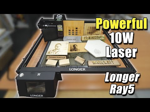Super Powerful 10W Laser Engraver Longer Ray 5 | Testing Plus Review