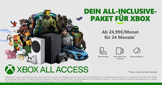 Xbox All Access jetzt in Deutschland verfügbar