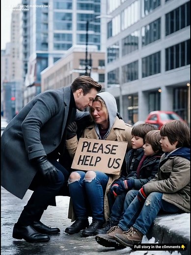 Millionaire Found His Ex-Girlfriend Homeless with Three Children—What He Did Next Will Melt Your Heart On a freezing January morning in downtown Seattle, thirty-six-year-old tech entrepreneur Liam Porter stopped at a café for coffee—and found his past waiting on the curb. There, beneath a threadbare blanket, sat a woman with three children pressed close to her. A cardboard sign rested in her lap: Please help us. Anything helps. Liam’s chest tightened when he saw her face. It was Elena Morales—th
