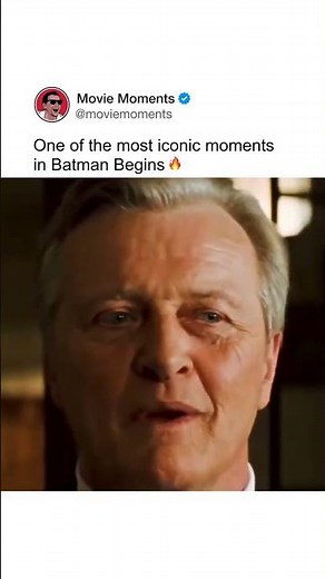 One of the most iconic moments in Batman Begins 🔥