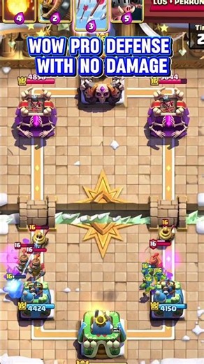 Clash Royale - Pro Defense without Tower Damage