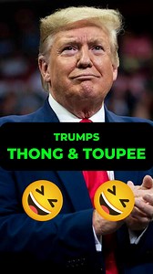What do Trump’s toupee and his thong have in common? Watch ‘til the end 🤣 #FunnyShorts #ViralJokes #politicalhumor 😂 Want more laughs like this? Laugh it up NOW 👉 @mychannel Tag a friend who needs this today!” The David Pakman Show MeidasTouch Brian Tyler Cohen | Laughmeupnow