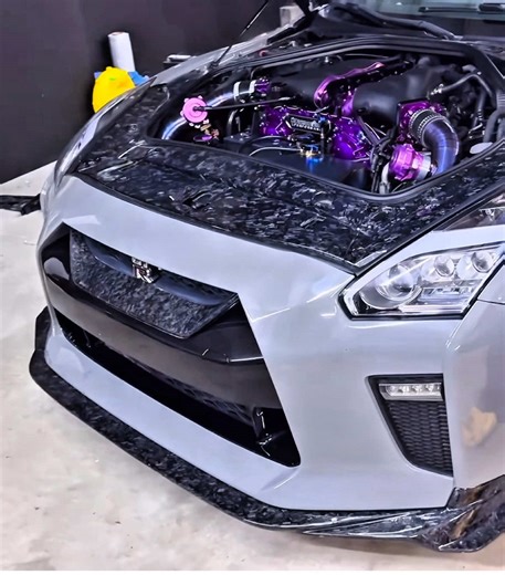 Nissan GTR R-35 V8 🤯🔥 | Song 👉 ACIDO III - Slowed ❗️ #nissan #gtrr35 #carsoftiktok #viral #global