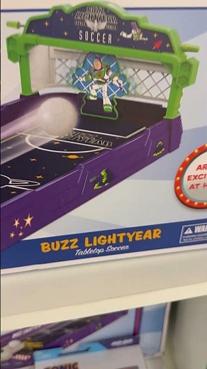Disney Pixar Toy Story Buzz Lightyear Tabletop Soccer Star Command Play Set Futbol Arcade Excitement
