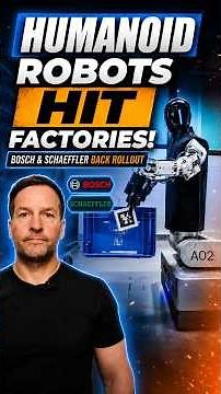 Humanoid Robots Just Hit Factories! - Bosch & Schaeffler Back Rollout 🤖