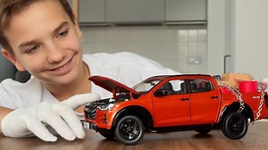 Mark with Lightning McQueen | 3 episodes of toy cars | OneDay Alex