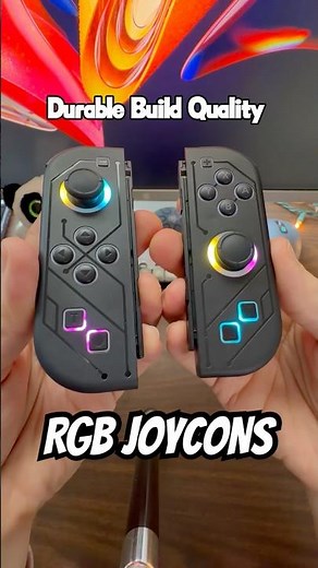 These RGB Joy Cons Make the Switch Look INSANE 🔥✨ (Unboxing + Demo)
