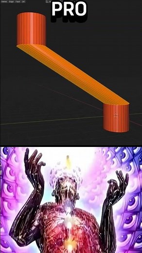 Blender Beginner VS👊 Professional #blender #3danimation #blender3d #blendertutorial #3d