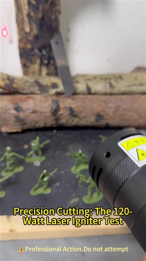 Precision Cutting: The 120-Watt Laser Igniter Test#laserigniter #tools #diy #laser #losageles
