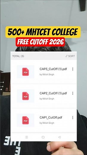 500+ Free Mhtcet College Cutoff ( Mhtcet Cap Round Cutoff ) | Mhtcet College Cutoff #cetcell #cap