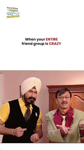 When your entire friend group is crazy ! #tmkocminiindia #funny #jethalal #daya #shortsfeed
