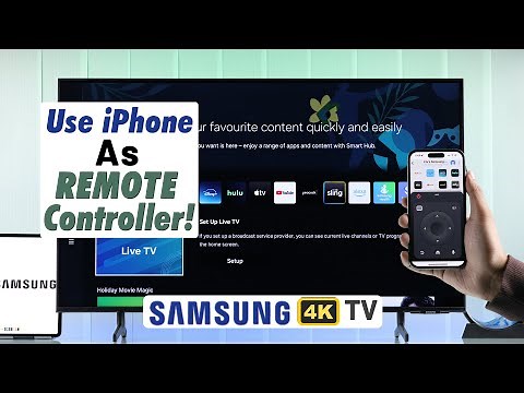 How to Use iPhone as Remote on Samsung Smart TV!