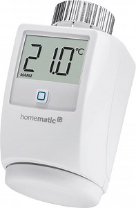 Homematic IP Heizkörperthermostat, Smart Home, digitaler Thermostat Heizung, Heizungsthermostat, Steuerung per App, Alexa & Google Home, einfache Installation, Energie sparen, 140280A0
