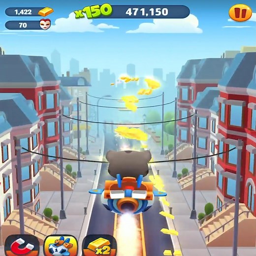 Football tom talking tom gold run mobile gaming video full game #GamingOnReels #gamer #gamis #trending #trend #Amazing | I Gamer