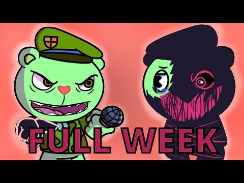 FRIDAY NIGHT FUNKIN Flippy VS Evil boyfriend FULL WEEK