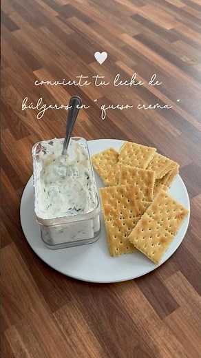 💛Convierte la leche de tu búlgaros en “queso crema” #bulgarosdeleche #recetasfaciles