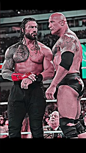 The Rock Save Roman Reigns:😈🤯 #therock #romanreigns #wwe