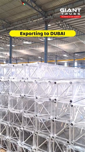 🇮🇳 ➜ 🇦🇪 Hello Dubai, we’re in! A full 40ft container loaded with GH30VP 30cm Giant Truss has been exported to Dubai! A big thank you to Mr. Jossy and Mr. Matthew Kirby for investing in our truss system and trusting Giant Truss for their upcoming projects. Our GH30VP is a fully compatible truss system, built to global standards in both specifications and connectivity. ✅ EN1090 Certified ✅ 48x3mm Main Chords | 16x2mm Diagonals ✅ Static Calculation Reports Included ✅ Available in lengths from 0