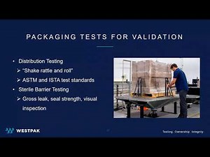 Test Method Validation at WESTPAK - 2021 ISTA Forum Spotlight