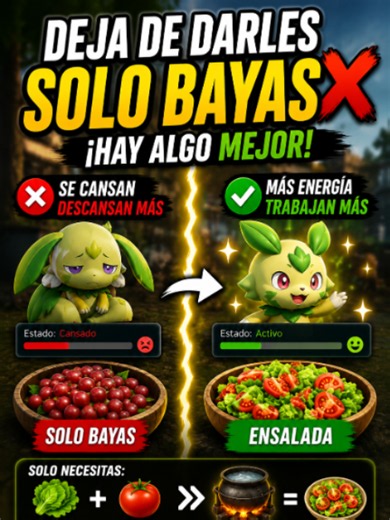 NO LES DES SOLO BAYAS ❌ Si tus Pals no paran de descansar, prueba este cambio en tu base. ¿Tú qué comida utilizas? 👀 #palworld #gaming #palworldespañol #guia #palworldguide #Videojuegos #Gaming #Videojuego