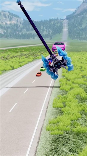 Colorful Small To Giant Cars vs Hammer #37