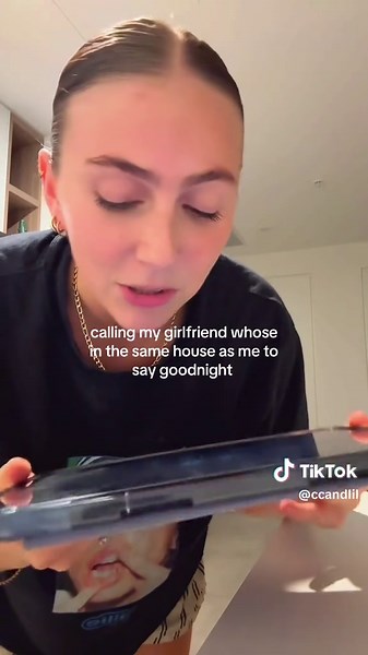 Calling My Girlfriend Good Night: A Fun Dinner Moment