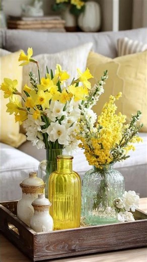 The Best Spring Accent Pairing for a Warm Farmhouse Home #mydecordiary #vintagefarmhouse #shorts