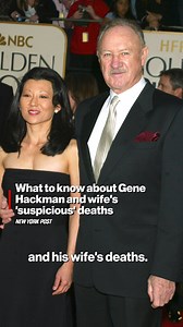 Gene Hackman, his wife Betsy Arakawa, and their dog were found dead. Their daughter suspects they died from carbon monoxide poisoning, but authorities are now investigating the death as "suspicious." https://trib.al/Qk2U6GO | New York Post