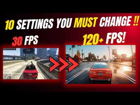 Your FPS is LOW Because of THIS… Fix It in 10 Settings!