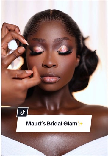 A tutorial on how we got Maud ready 😍😍😍🥹✨ Every step, every detail, pure bridal magic. We are open for all bookings 💄👰🏽‍♀️ hairstyling @hairkulture studios #ghanaianmakeupartist🇬🇭 #makeupondarkskintutorial #faruzayakubumakeup #accranakeupartist #accramua