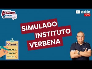 🔴 LIVE: Simulado Instituto Verbena!