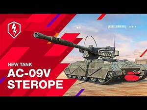 WoT Blitz. AC-09V Sterope. Triple Shot Burst Gun in Action!