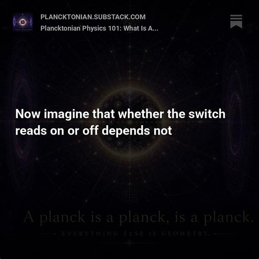 The Planck Doesn't Change. You Do. #PlancktonianPhysics101 From ~Unity
