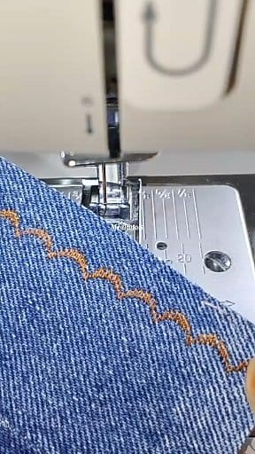 17K views · 178 reactions | Untuk jeans pun cantik.. #reelsviralシfb #sewingtips #sewingtutorial #machinesingerportable4423 | Radmiya Arifin | Facebook