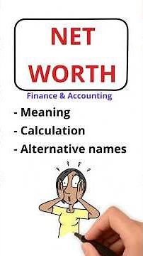 Net Worth Calculation Made Easy #shorts #tutorial #FinanceTerms #Accounting #RatioAnalysis
