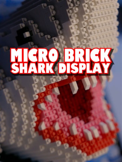 I'm not really a fan of Micro Brick sets as I find them incredibly fiddly to build. HOWEVER, because I was building on top of a frame, this set, is incredibly sturdy from the get go and now it's built, I think it looks pretty awesome! If you're a fan of the film, and want a cool display piece, click the link in the video :) #tiktokshop #microbrick #buildingblock #shark #afol