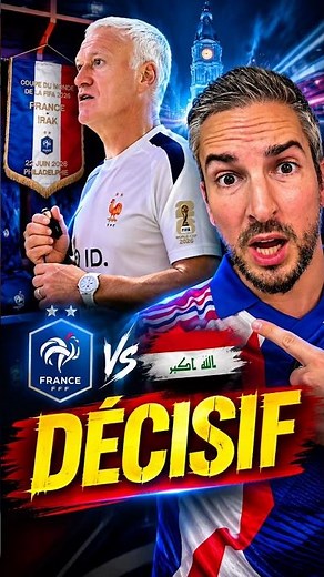 France vs. Iraq: Didier Deschamps' DECISIVE speech!