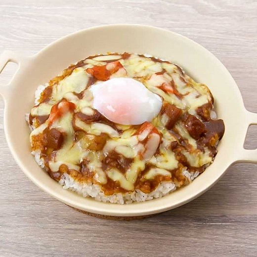 残ったカレーをアレンジ！ 温玉カレードリアのレシピ動画・作り方 | デリッシュキッチン